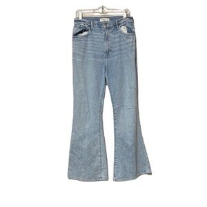 Abercrombie and Fitch Curve Love Ultra High Rise Flare Jeans